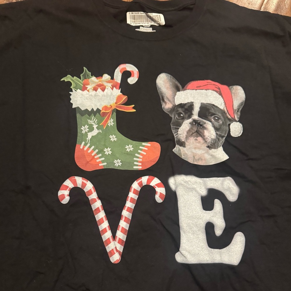 Holiday black Cotton T-Shirt-woman’s